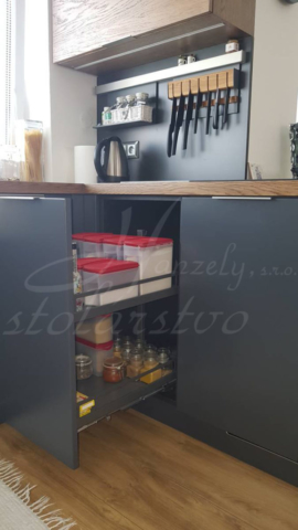 Spodné skrinky sada DISPENZA Junior antracit